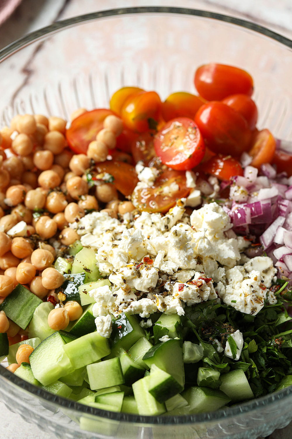 chickpea cucumber salad chickpea cucumber salad