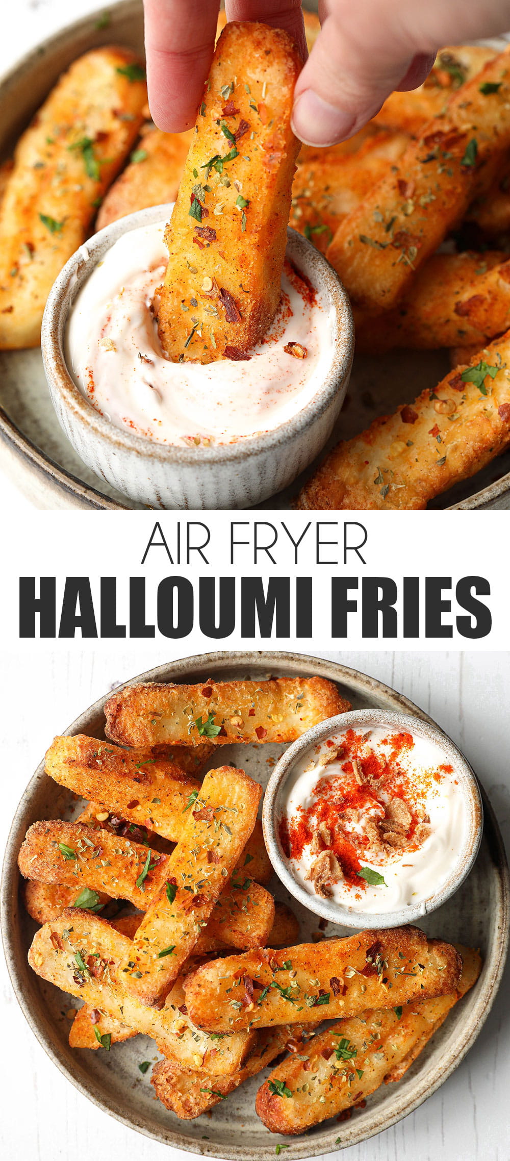 Air Fryer Halloumi Fries