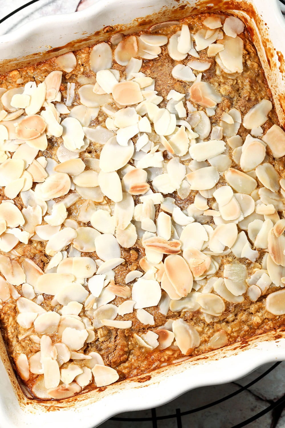 Almond Croissant Baked Oats