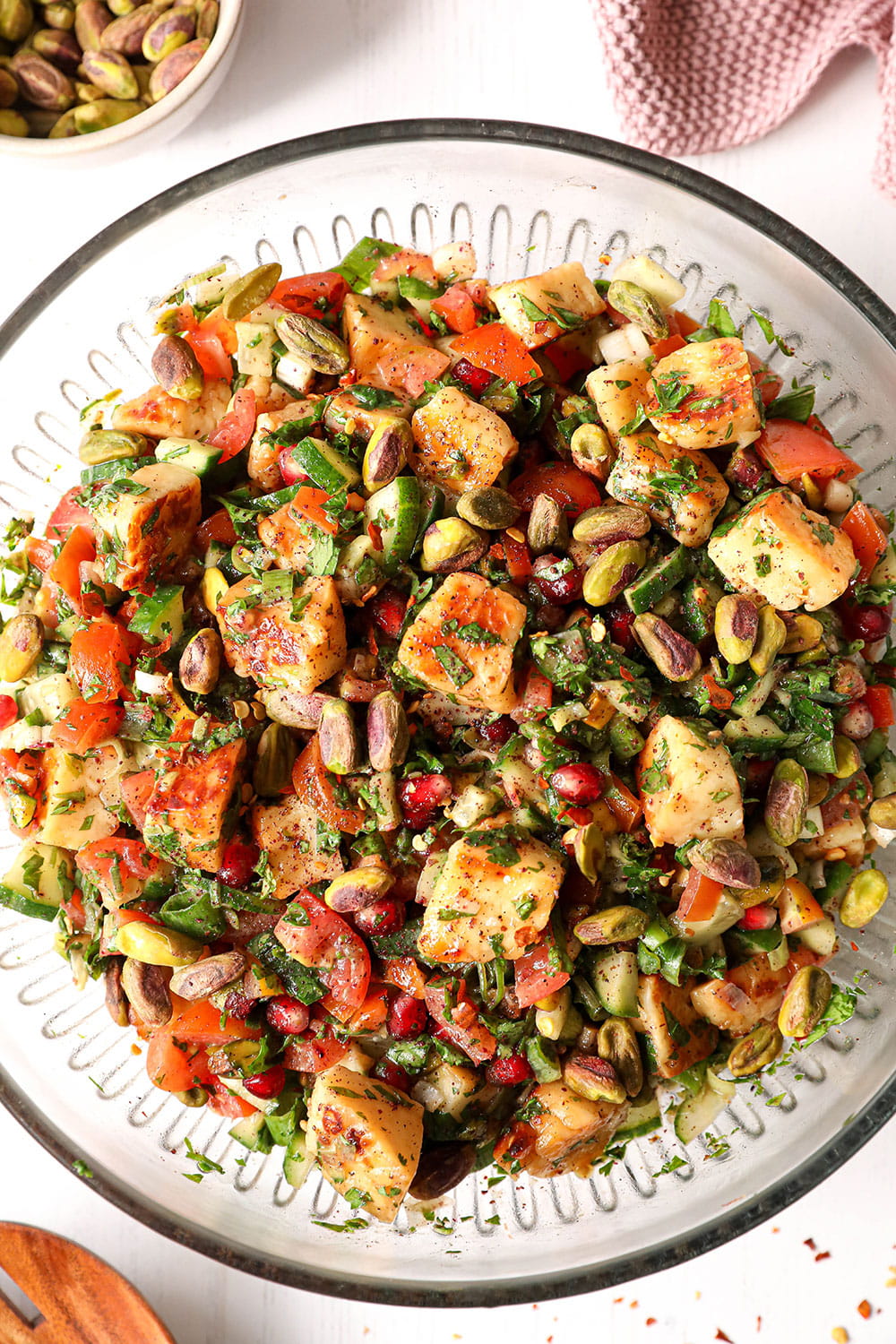 Halloumi and Pomegranate Salad Halloumi and Pomegranate Salad