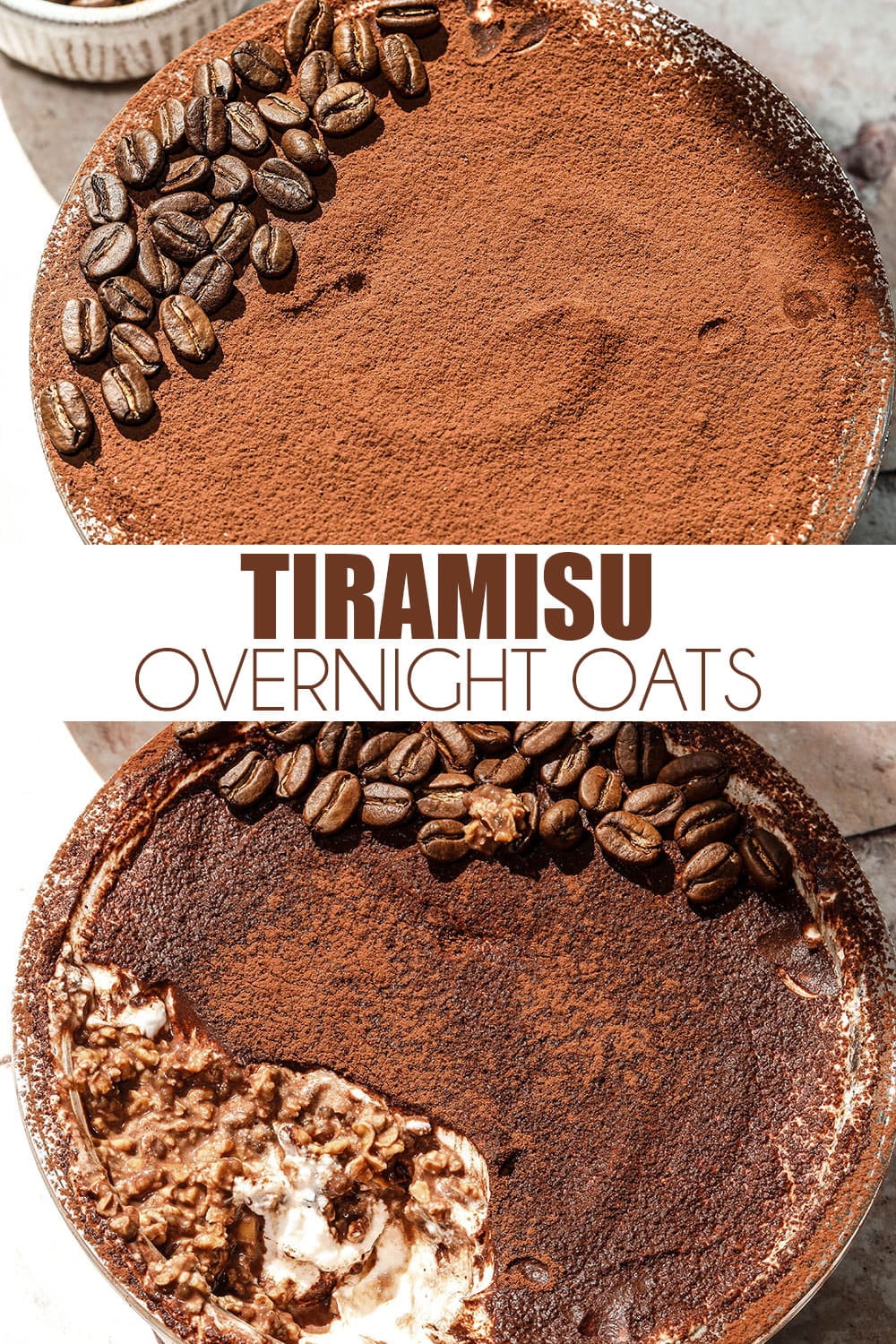 Tiramisu Overnight Oats Tiramisu Overnight Oats
